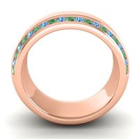 Men's Double Edged Channel 8.5mm Band