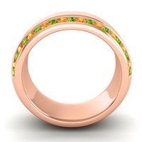 Men's Double Edged Channel 8.5mm Band
