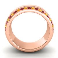 Men's Double Edged Channel 8.5mm Band