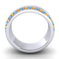 Men's Double Edged Channel 8.5mm Band