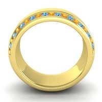 Men's Double Edged Channel 8.5mm Band