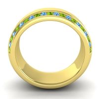 Men's Double Edged Channel 8.5mm Band