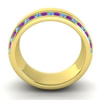 Men's Double Edged Channel 8.5mm Band
