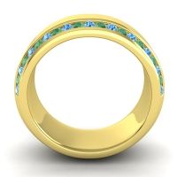 Men's Double Edged Channel 8.5mm Band