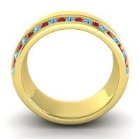 Men's Double Edged Channel 8.5mm Band