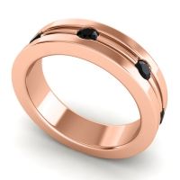 Men's Grooved Bezel Set 6mm Band