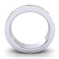 Men's Grooved Bezel Set 6mm Band