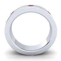 Men's Grooved Bezel Set 6mm Band