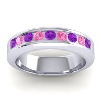 Men's Channel Set Modern 6mm Band