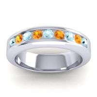 Men's Channel Set Modern 6mm Band