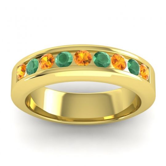 Men's Channel Set Modern 6mm Band