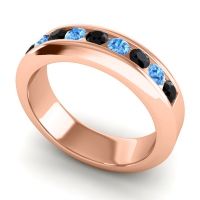 Men's Channel Set Modern 6mm Band