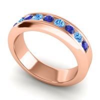 Men's Channel Set Modern 6mm Band