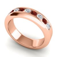 Men's Channel Set Modern 6mm Band