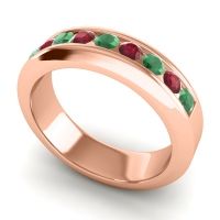Men's Channel Set Modern 6mm Band
