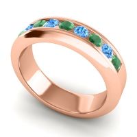 Men's Channel Set Modern 6mm Band