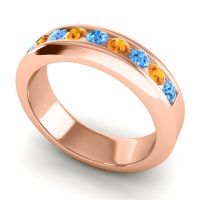 Men's Channel Set Modern 6mm Band
