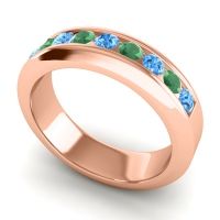 Men's Channel Set Modern 6mm Band
