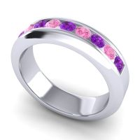 Men's Channel Set Modern 6mm Band