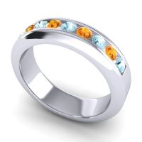 Men's Channel Set Modern 6mm Band