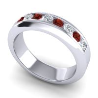 Men's Channel Set Modern 6mm Band