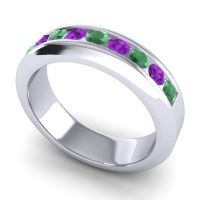 Men's Channel Set Modern 6mm Band