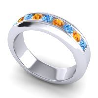 Men's Channel Set Modern 6mm Band
