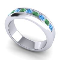 Men's Channel Set Modern 6mm Band