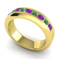 Men's Channel Set Modern 6mm Band