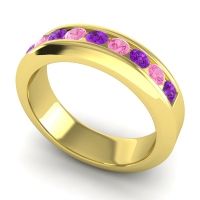 Men's Channel Set Modern 6mm Band