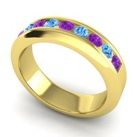 Men's Channel Set Modern 6mm Band