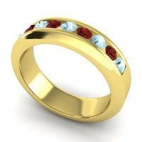 Men's Channel Set Modern 6mm Band