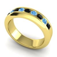 Men's Channel Set Modern 6mm Band