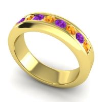 Men's Channel Set Modern 6mm Band