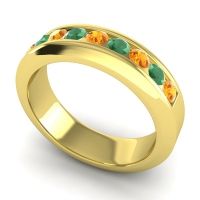 Men's Channel Set Modern 6mm Band