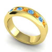 Men's Channel Set Modern 6mm Band