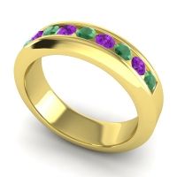 Men's Channel Set Modern 6mm Band