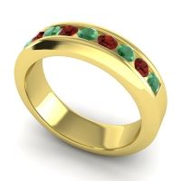 Men's Channel Set Modern 6mm Band