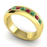 Men's Channel Set Modern 6mm Band