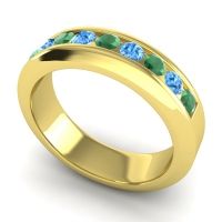 Men's Channel Set Modern 6mm Band