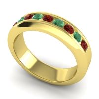 Men's Channel Set Modern 6mm Band