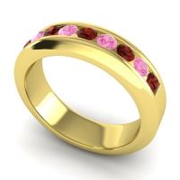 Men's Channel Set Modern 6mm Band