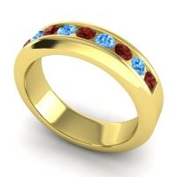 Men's Channel Set Modern 6mm Band
