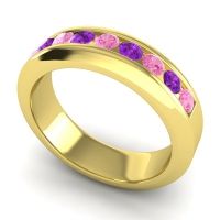 Men's Channel Set Modern 6mm Band