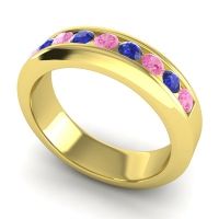 Men's Channel Set Modern 6mm Band