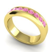 Men's Channel Set Modern 6mm Band