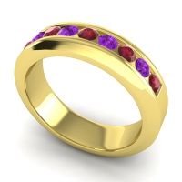Men's Channel Set Modern 6mm Band
