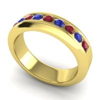 Men's Channel Set Modern 6mm Band