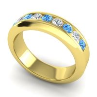 Men's Channel Set Modern 6mm Band