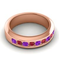 Men's Channel Set Modern 6mm Band